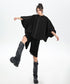 Black Mesh Layered Skirt